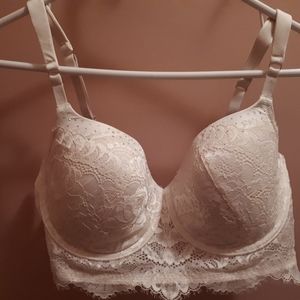 White 38C bra